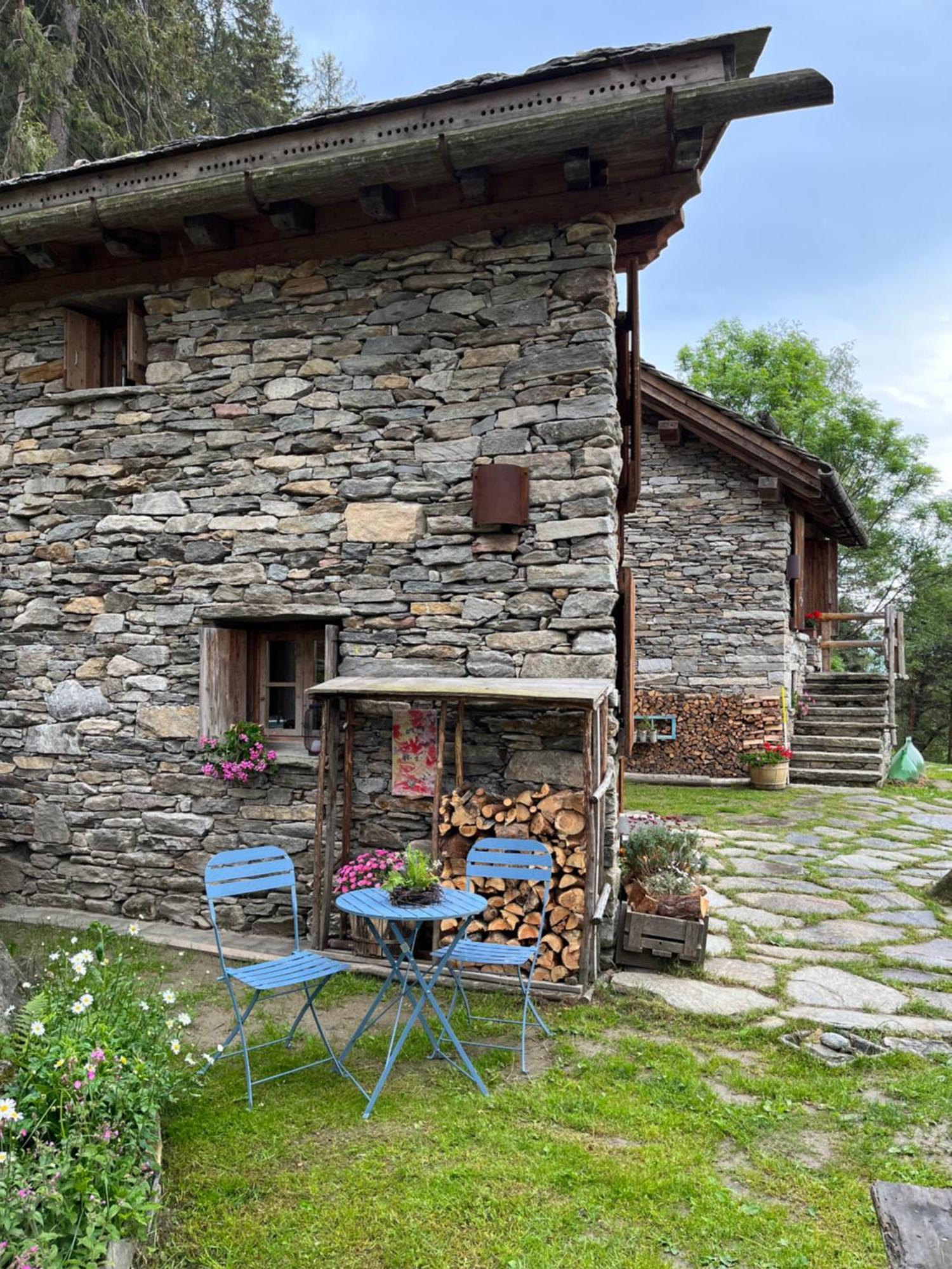 Resalbert Chalet Chiavenna Exterior foto